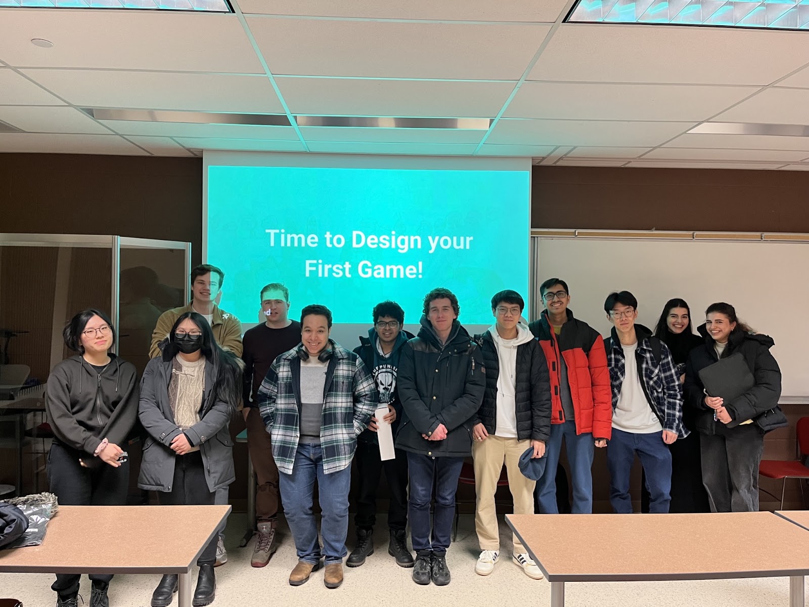 Students at a hyperPad workshop