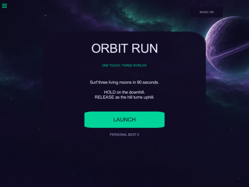 Build OrbitRun with Smart Shape — Part 1: Your first launch