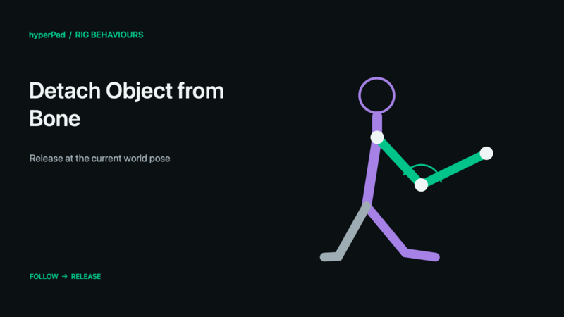 Detach Object from Bone