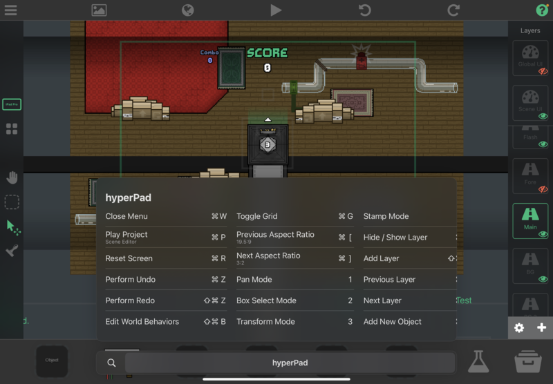 Native Keyboard Shortcuts