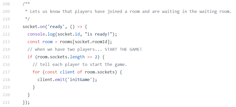 Setting up a Multiplayer Game with Socket.io