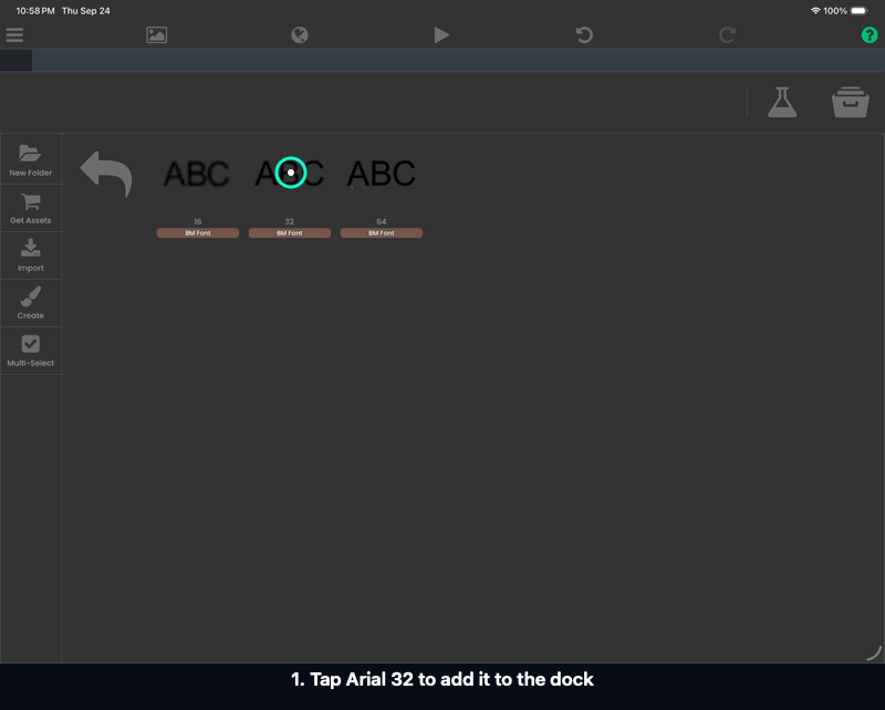 Adding a label, editing its text, and arranging it on the card