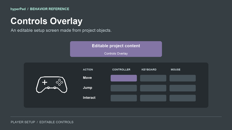 Controls Overlay