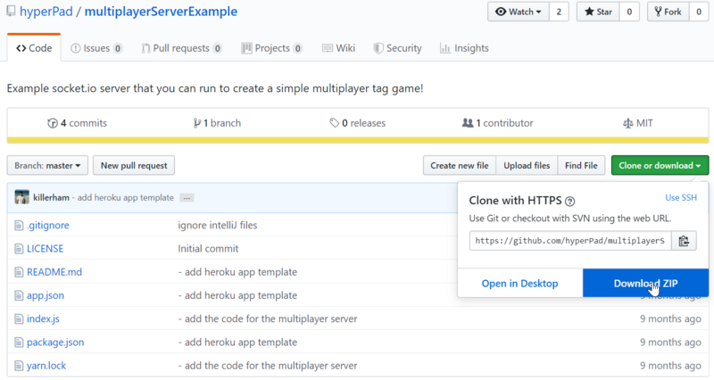 Setting up a Multiplayer Game with Socket.io