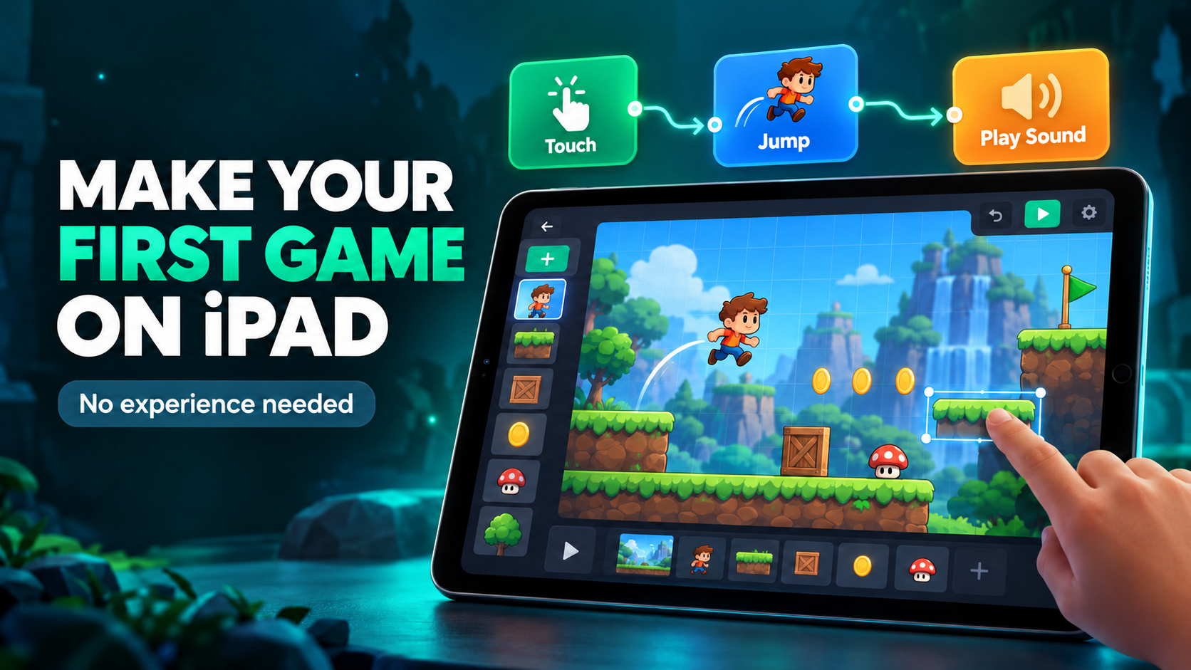 Create Your First Game on iPad with hyperPad