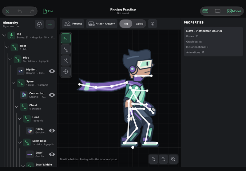 Art Studio: Bones and Rig Animation Guide