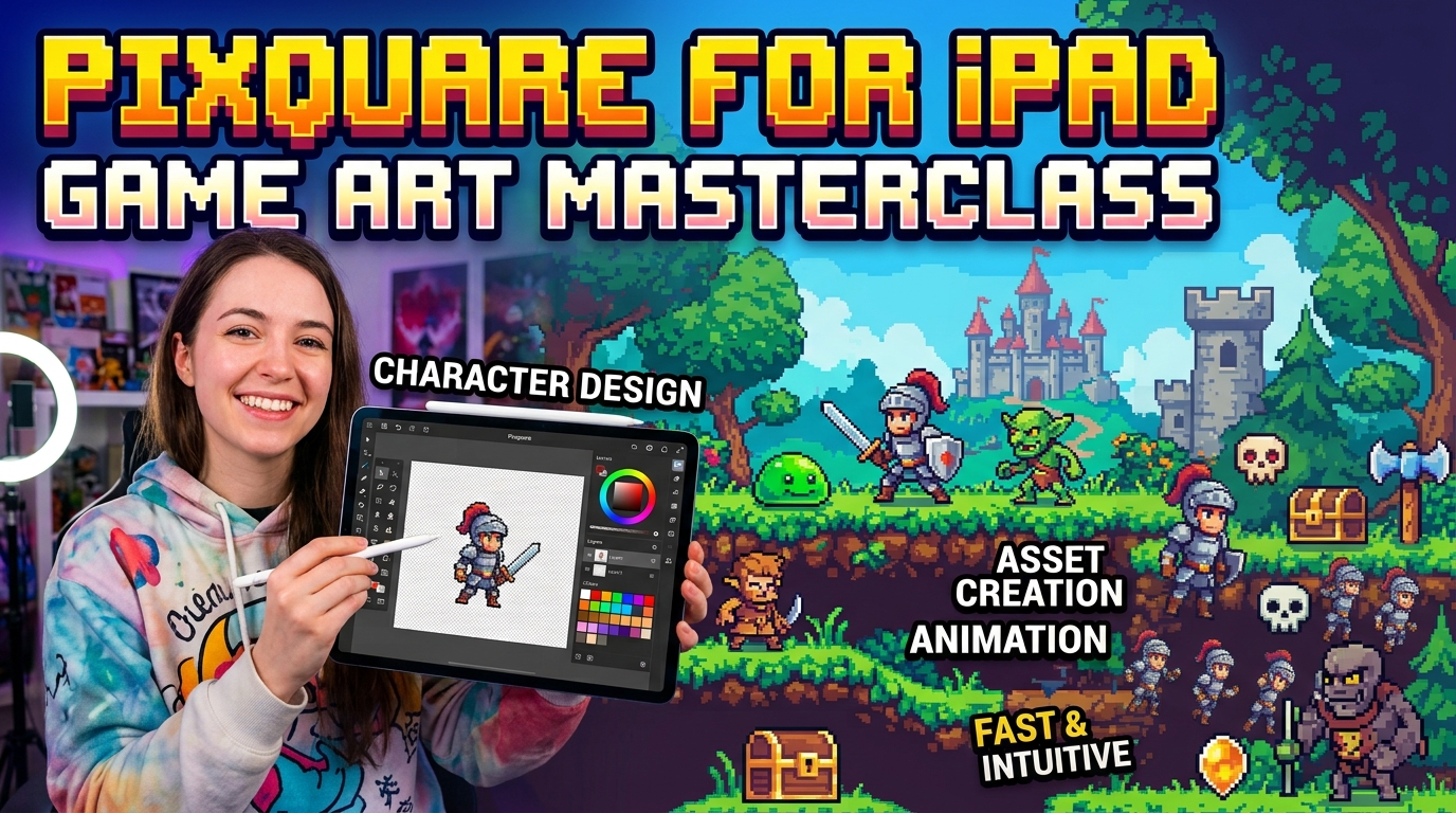 Pixquare for iPad Game Art: A Native iOS Sprite Workflow