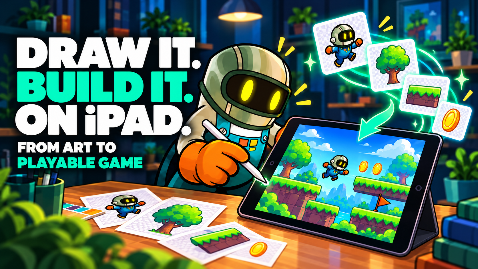 Create a Game Entirely on iPad with hyperPad and Affinity