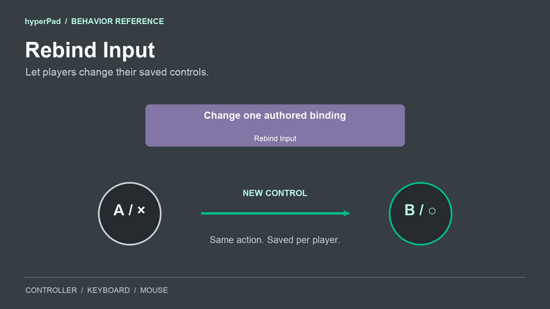 Rebind Input