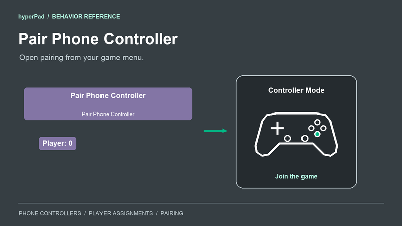 Pair Phone Controller