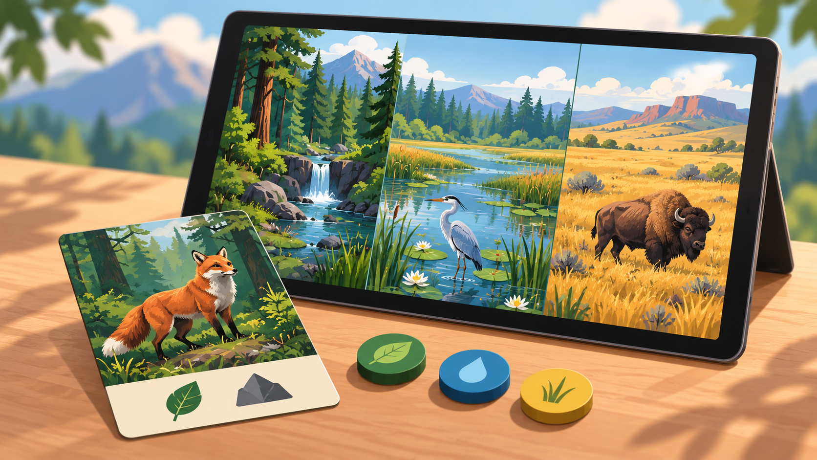How to Make a Card-Based Nature Strategy Game on iPad