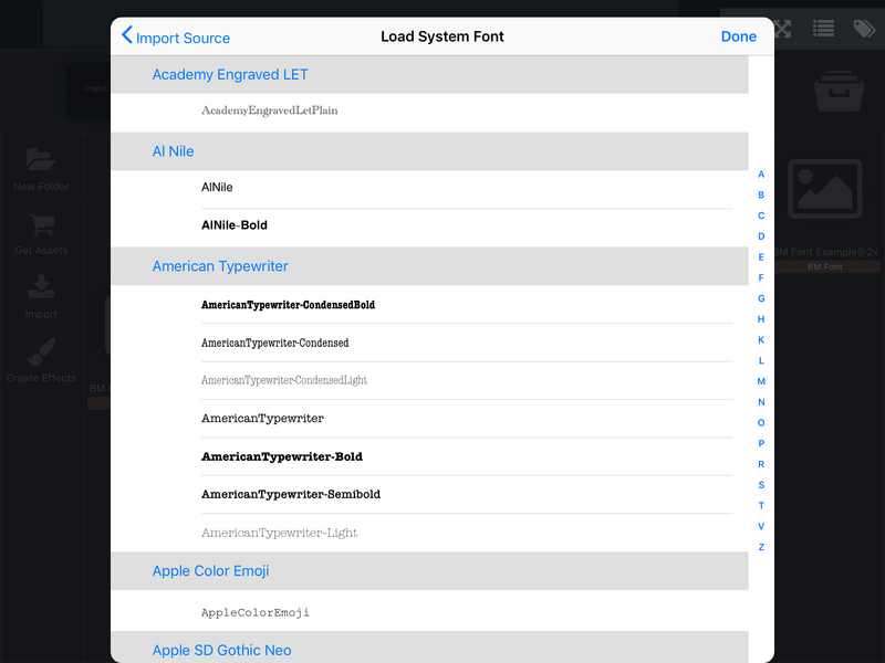 Importing Assets