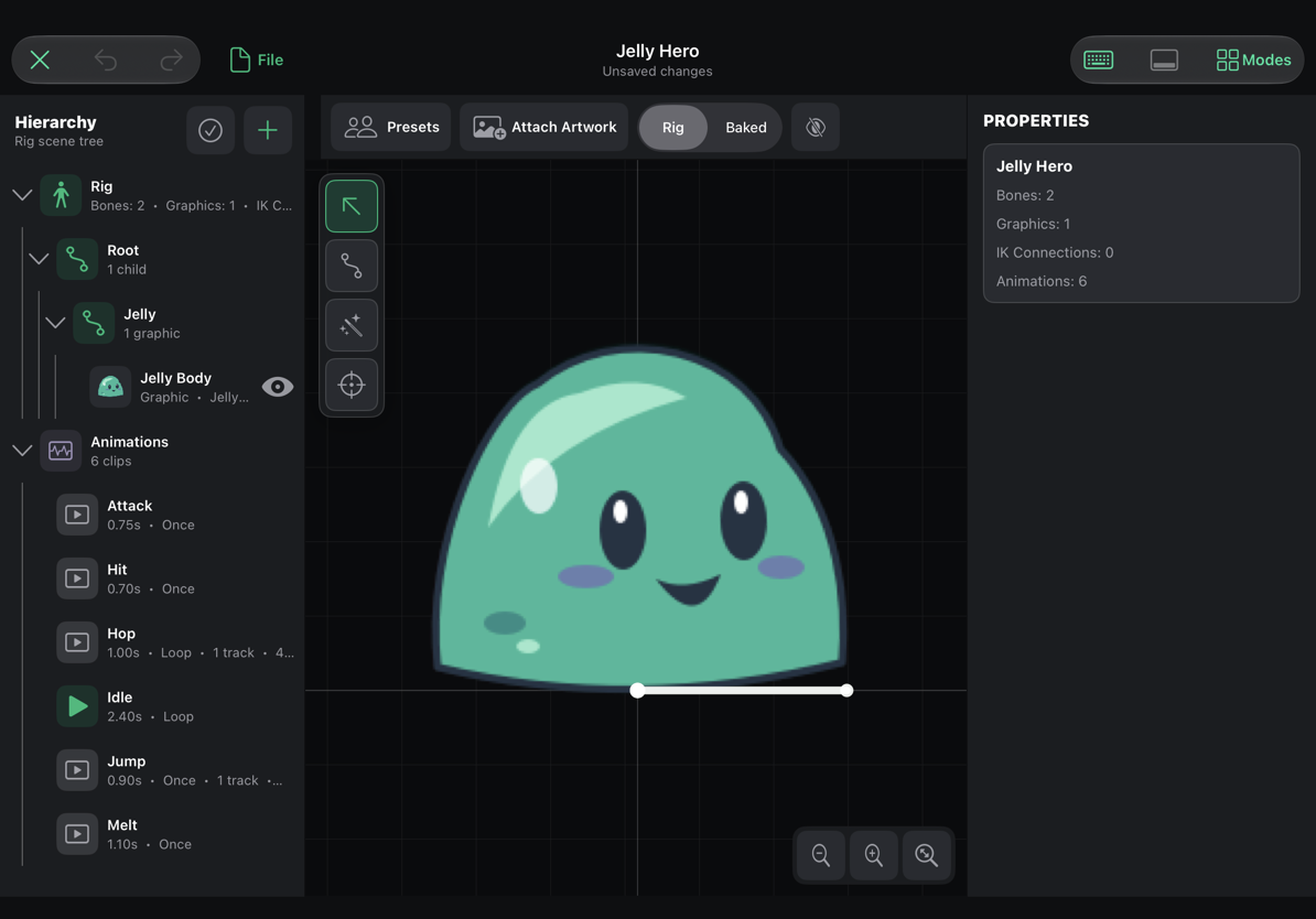 The Art Studio toolbar in dark mode, with File beside the editing controls